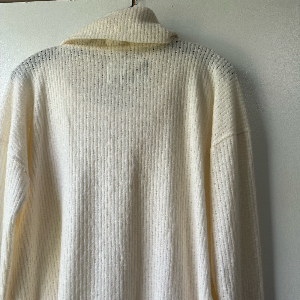 Maeve By Anthropologie Woman’s Addie Ruffle Hacci Pullover Sweater Size XS - Picture 7 of 11